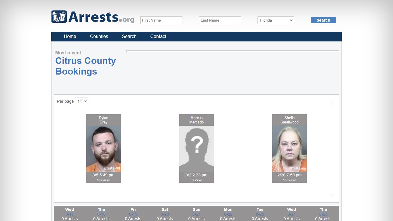 Citrus County Arrests and Inmate Search